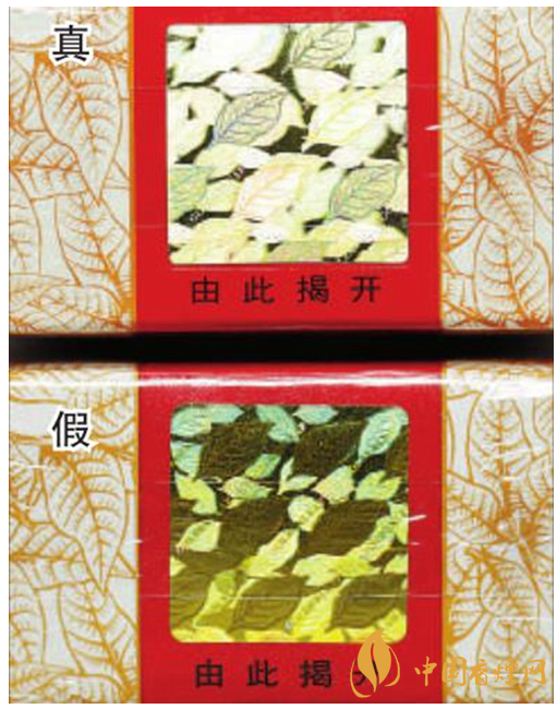 黃金葉天葉真假煙的快速鑒別方法(帶圖)